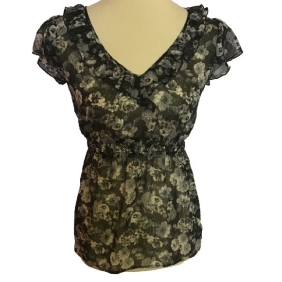 Retro Y2K gothic roses summer top - Picture 1 of 13